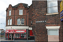 SJ9143 : The corner of Commerce Street and Strand, Longton by Alan Murray-Rust