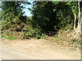SO3311 : Disused entrance gate by Nick Mutton 01329 000000