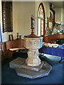 Christ Church, Cockermouth, Font