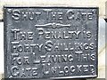 Sign at the Welshpool and Llanfair Railway Station