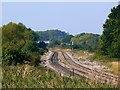 Main line to the west, near Compton Beauchamp