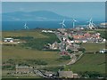 NX9819 : Wind Turbines Solway Firth by Harold  Potts