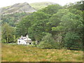 A cottage below Coed Dinas