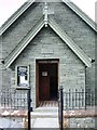 NY2517 : Grange Methodist Church, Porch by Alexander P Kapp