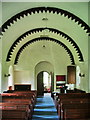 NY2517 : The Parish Church of Borrowdale with Grange, Holy Trinity Church, Grange, Interior by Alexander P Kapp