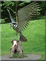 Bird of Prey - modern sculpture.