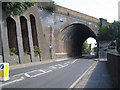 Harpenden: Southdown Road skew bridge (1)