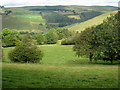 Head of the Nant Fyllon valley