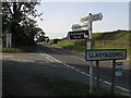 Roadsigns at Llanyblodwel