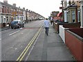 Looking W along Ferndale Road