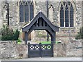 Lych gate at All Saints Church, Long Whatton