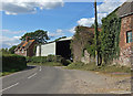 Farm buildings on the road from Duntish to Glanvilles Wootton