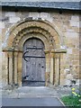 Norman Doorway at St Oswalds Sowerby