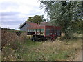 Dilapidated wagon at Markswood Farm