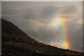 NN1861 : Rainbow over Loch Leven by David Crocker