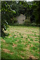 Ruined stone building beside the River Avon