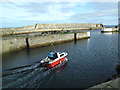 Leaving Lossiemouth Harbour