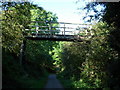 Footbridge over cycle track