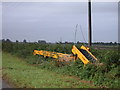 TL5489 : Agricultural Conveyors by roadside at New Pools Farm by Keith Edkins