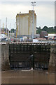 Lock gates at Sharpness dock