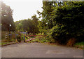 Gated bridleway entrance Thorpe Hesley