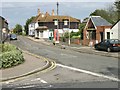 Eastry High Street from the junction with Mill Lane