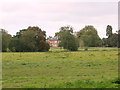 TL9591 : View northwest over Hockham Hall park by Lisa Wild