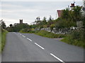 Approach to Borgue from the east on the B727 road