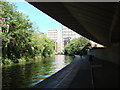 Grand Union Canal from under the A40(M), looking east