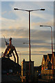 Looking into Avonmouth docks