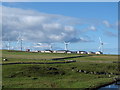 The wind  farm, seen from Crosskirk