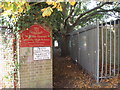 Alleyway leading to footpath junction