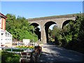 Lower Road and railway viaduct, Temple Ewell