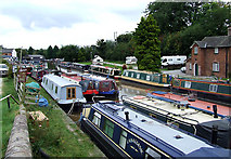 SJ6352 : Nantwich Basin, Shropshire Union Canal, Cheshire by Roger  D Kidd