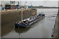 Locking into Goole Docks (1)