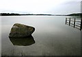 N5368 : Lough Lene boulder by Hugh Chevallier