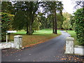 Entrance drive to Linton House