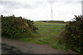 A gate and a road