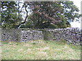 SE1268 : Small sheepfold in the corner of two dry stone walls by Mick Borroff