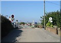 Railway crossing on Northwall road