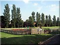 The playing fields on the Crown Meadow housing estate in Alvechurch, Worcestershire.