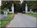 Entrance to Dunecht estates.