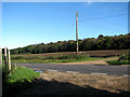 View across the A1067