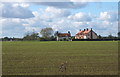 Looking across fields south of Tannington Hall