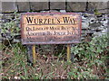 Sign on Old Lindley Moor, Old Lindley