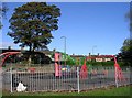 SE1228 : Playground - Shelf Hall Park - Wade House Road by Betty Longbottom