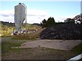 Silage clamp at Plasdwpa