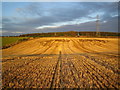 NO7597 : Cropped field near Dowalty by Nigel Corby