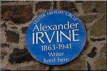 J1486 : Irvine plaque, Antrim by Albert Bridge