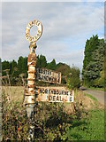 TR3052 : Signpost at Venson Bottom by Nick Smith